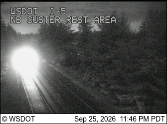 I-5 at MP 267.7: NB Custer Rest Area