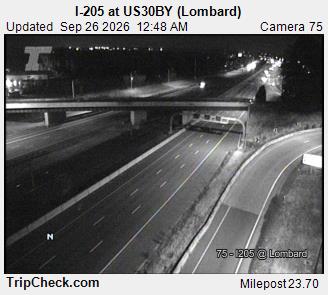I-205 at US30BY (Lombard)