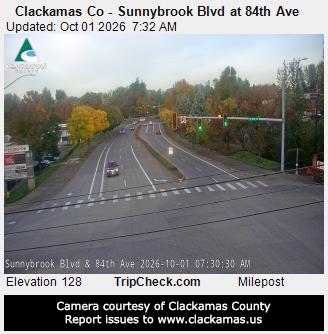 Clackamas Co - Sunnybrook Blvd at 84th Ave