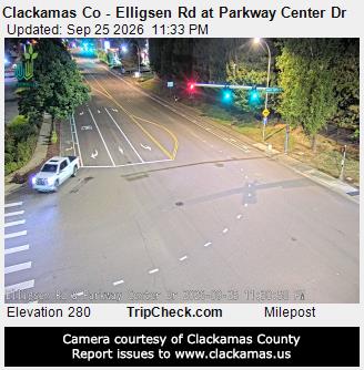 Clackamas Co - Elligsen Rd at Parkway Center Dr