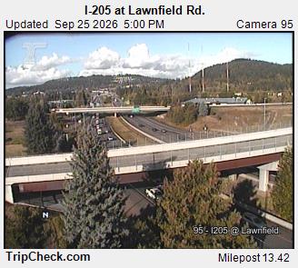 I-205 at Lawnfield Rd.