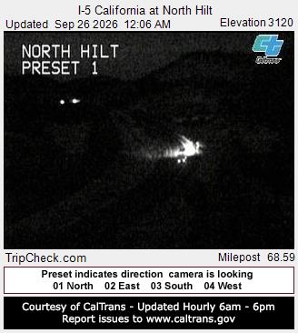 I-5 California at North Hilt