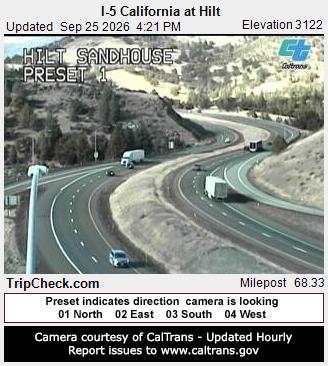 I-5 California at Hilt