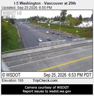 I-5 Washington - Vancouver at 29th
