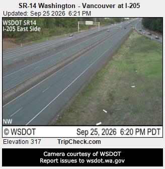 SR-14 Washington - Vancouver at I-205