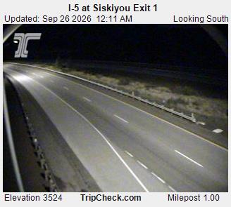 I-5 at Siskiyou Exit 1