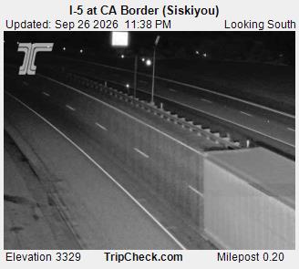 I-5 at CA Border (Siskiyou)