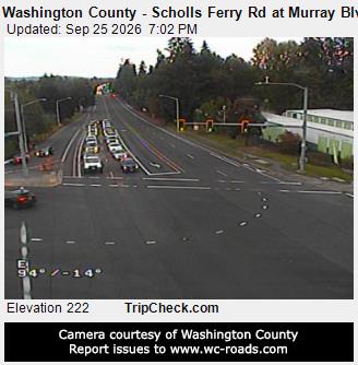 Washington County - Scholls Ferry Rd at Murray Blvd