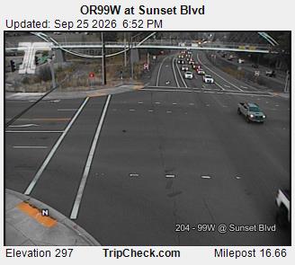 OR99W at Sunset Blvd