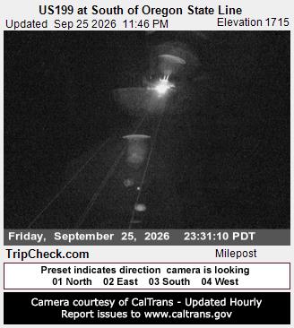 US199 at South of Oregon State Line