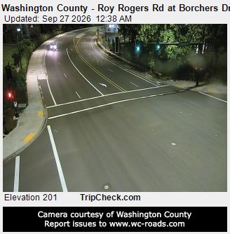 Washington County - Roy Rogers Rd at Borchers Dr