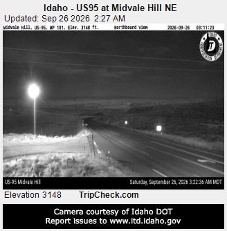 Idaho - US95 at Midvale Hill NE