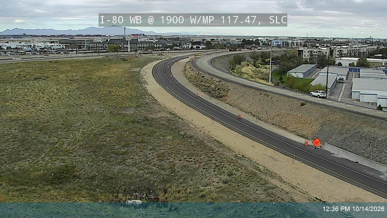 I-80 WB @ 1900 W / MP 117.47, SLC