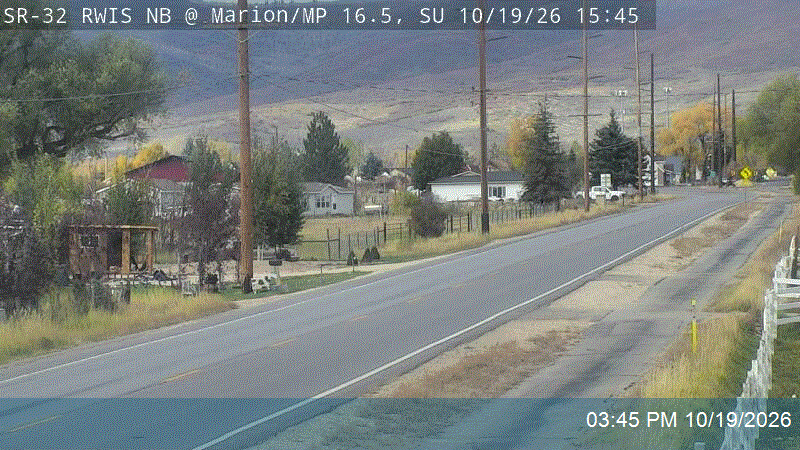 SR-32 RWIS NB @ Rob Young Ln / MP 16.46, SU