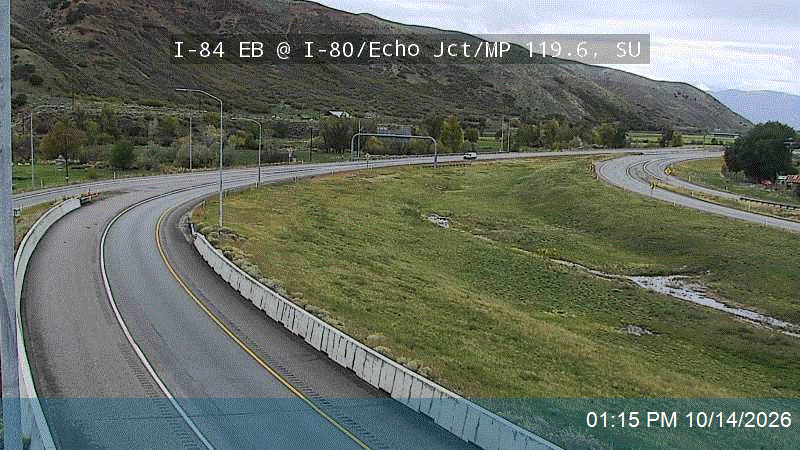 I-84 EB @ I-80 / Echo Jct / MP 119.6, SU