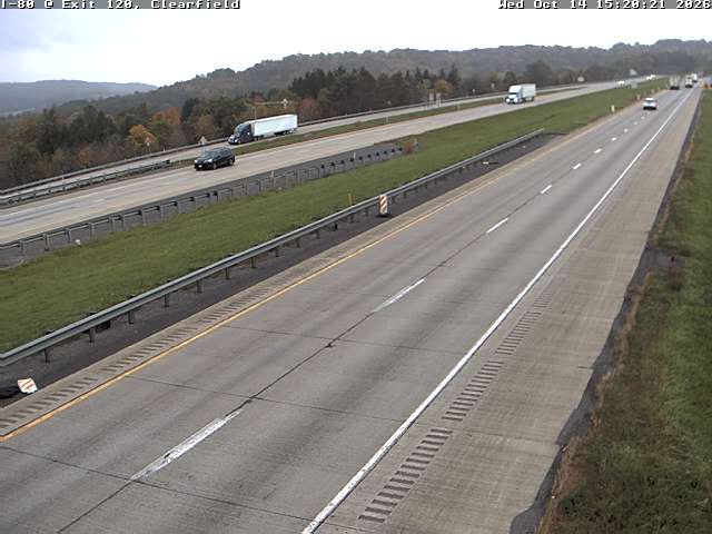 I-80 W/B @ Exit 120 Clearfield-Shawville SR-879 Clearfield