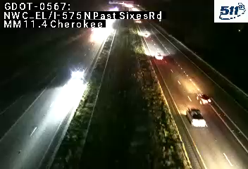 I-575 N past SixesRd MM 11.4 (Cherokee)