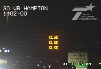 IH30 @ Hampton WB TRDMS Sta 1402+00