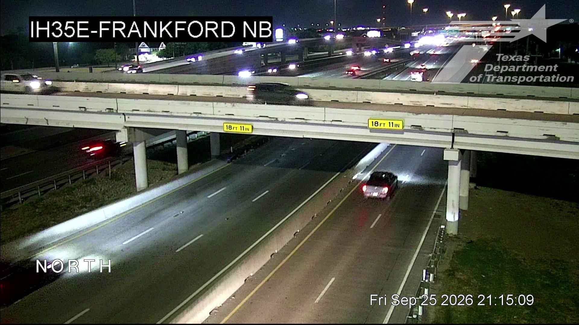 IH35E @ Frankford NB