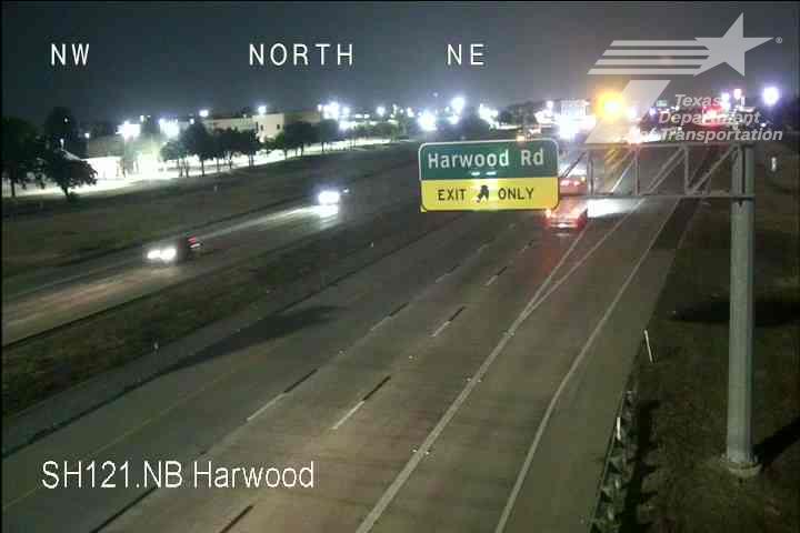 SH121 @ NB Harwood Exit