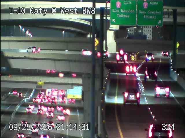 IH-10 Katy @ West BW 8