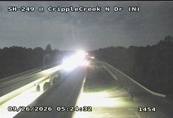 SH-249 @ Cripple Creek N Dr (N)