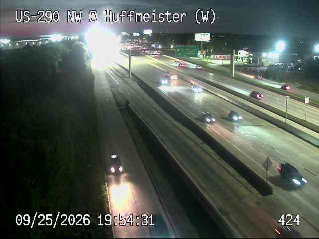 US-290 Northwest @ Huffmeister (W)