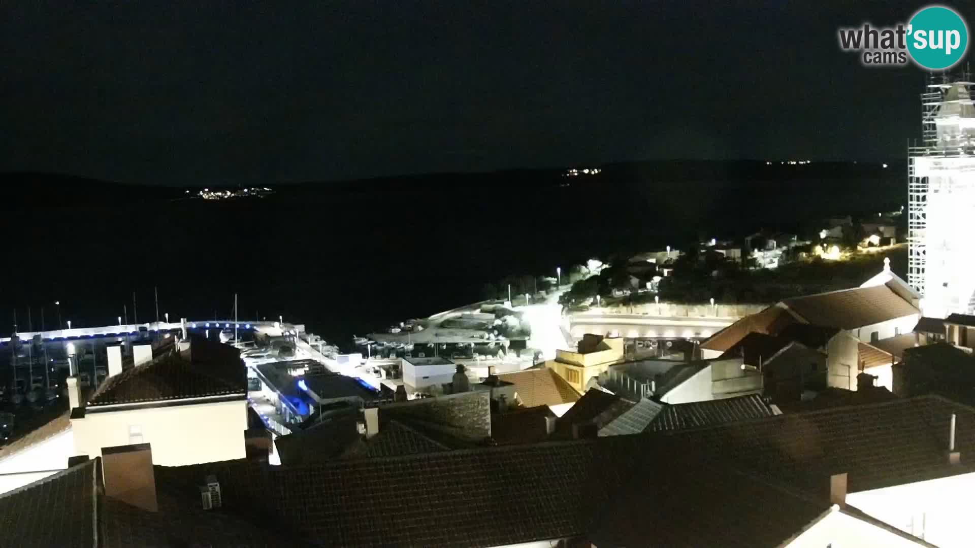 Panoramic webcam Novi Vinodolski – Dalmatia live