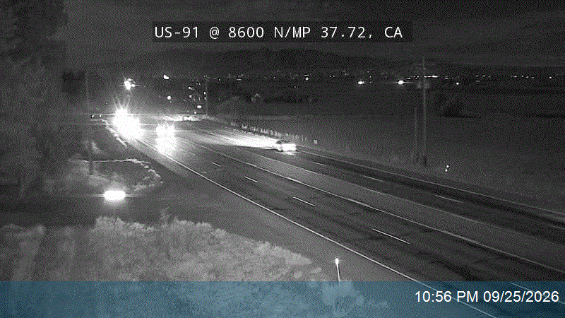 US-91 @ 8600 N / MP 37.72, CA