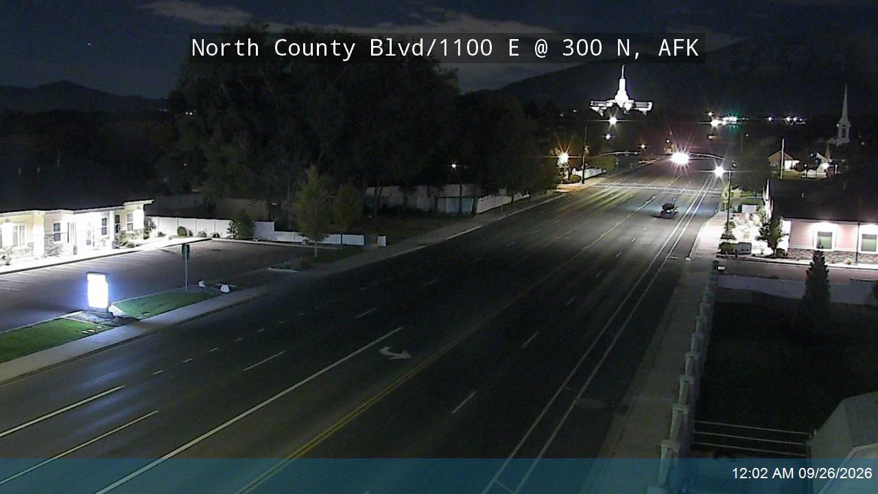 North County Blvd / 1100 E / SR-129 @ 300 N, AFK
