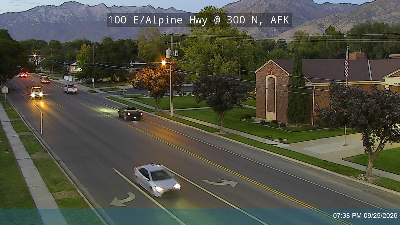 100 E / Alpine Hwy / SR-74 @ 300 N, AFK