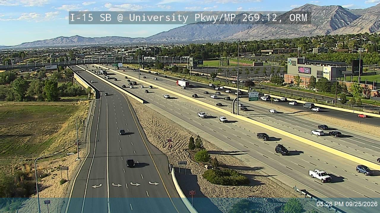 I-15 SB @ University Pkwy / SR-265 / MP 269.12, ORM