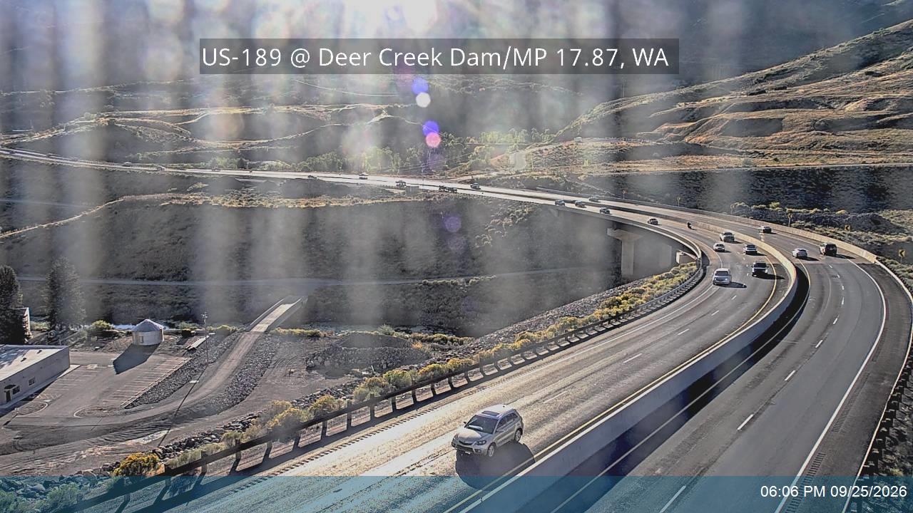 US-189 @ Deer Creek Dam / MP 17.87, WA