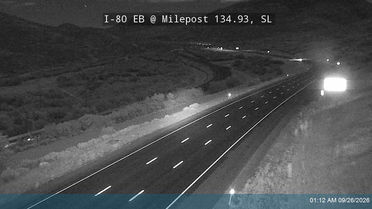 I-80 / Parleys Canyon EB @ Milepost 134.93, SL
