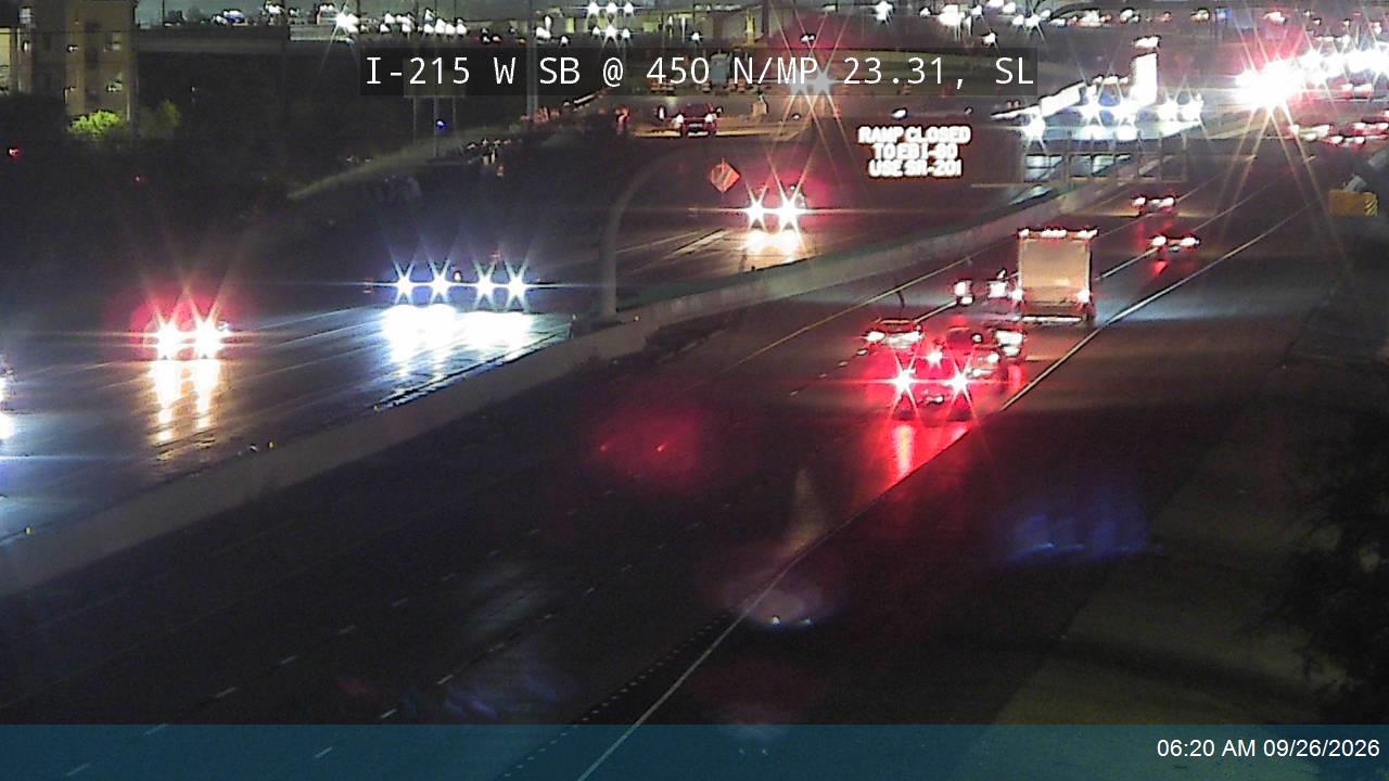 I-215 W SB @ 450 N / MP 23.31, SLC