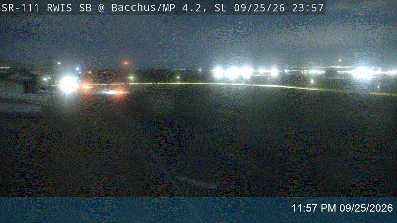 Bacchus Hwy / SR-111 RWIS SB @ 6400 S / MP 4.15, WVC
