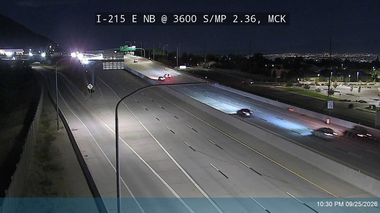 I-215 E NB @ 3600 S / MP 2.36, MCK