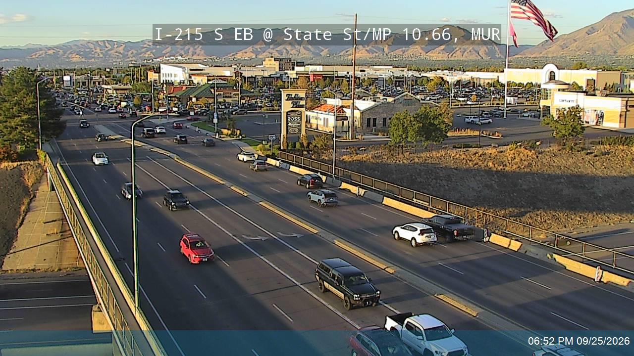 I-215 S EB @ State St / US-89 / MP 10.66, MUR