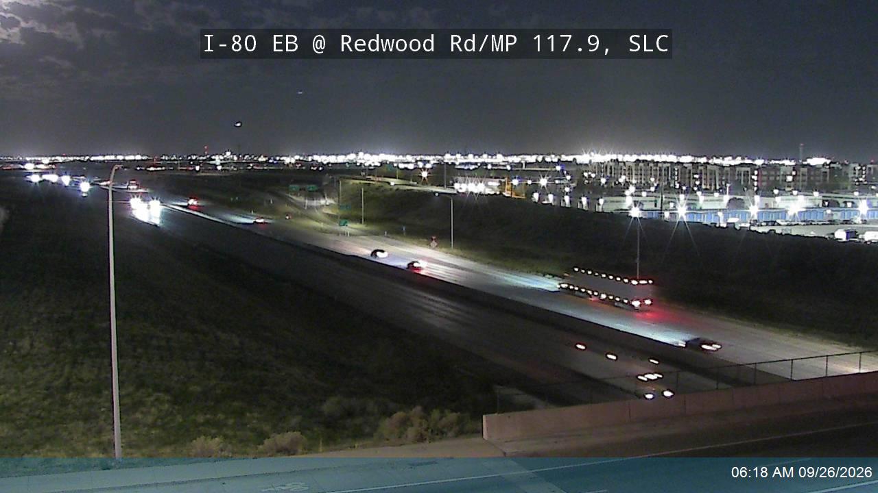 I-80 EB @ Redwood Rd / SR-68 / MP 117.9, SLC