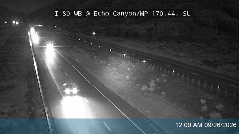 I-80 WB @ Echo Canyon / MP 170.44, SU