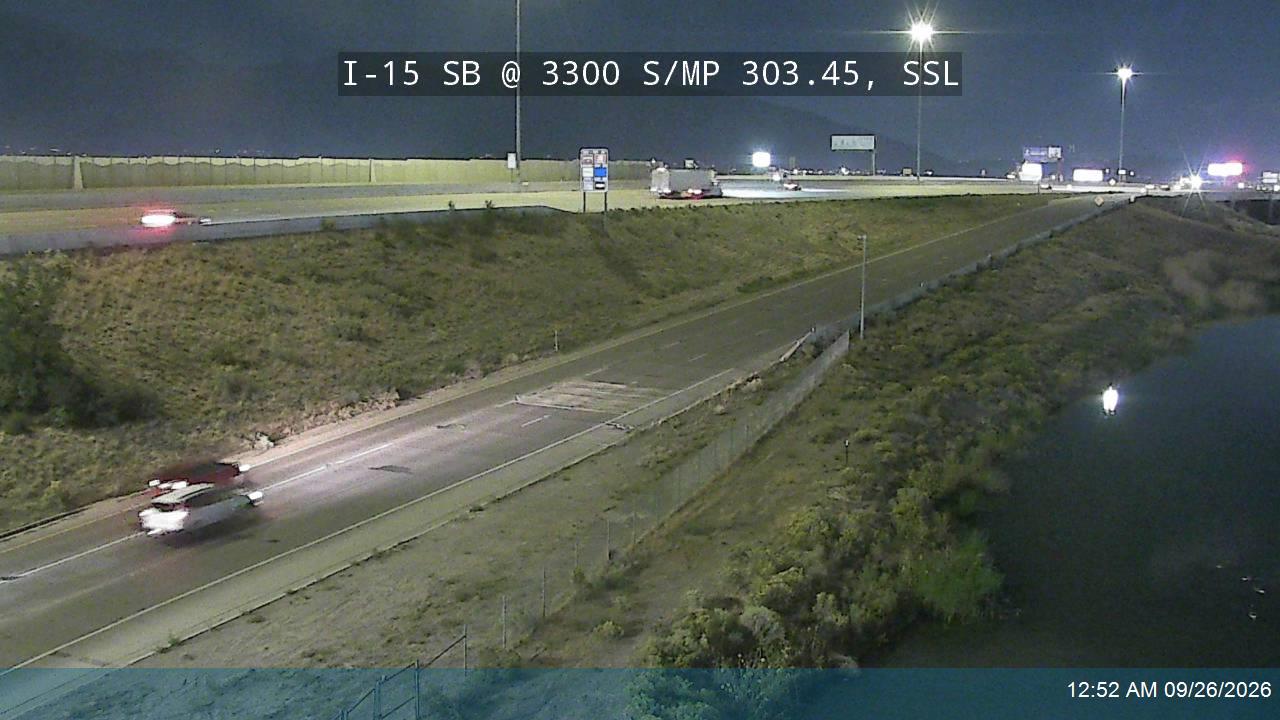 I-15 SB @ 3300 S / SR-171 / MP 303.45, SSL