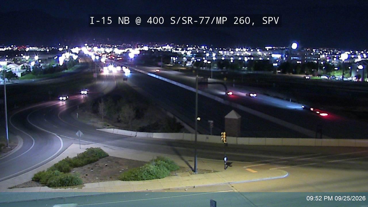 I-15 NB @ 400 S / SR-77 / MP 260, SPV