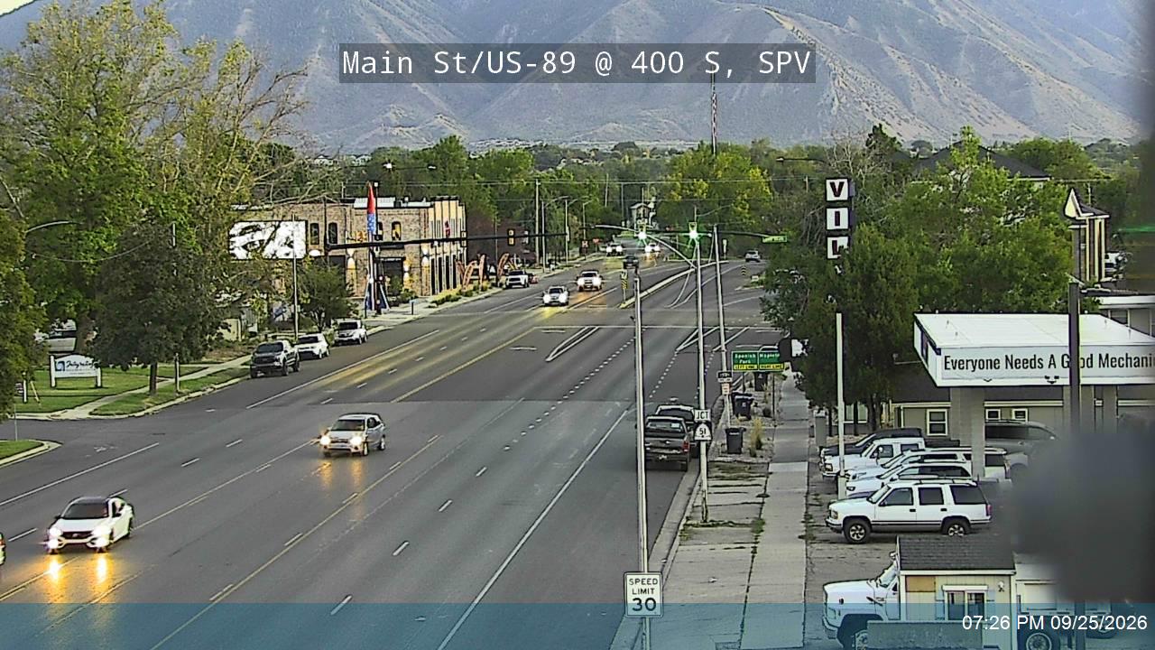 Main St / US-89 @ 400 S / SR-77, SPV
