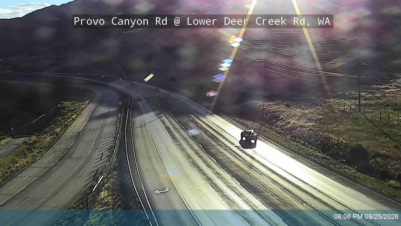 Provo Canyon Rd / US-189 @ Lower Deer Creek Rd / MP 17.14, WA