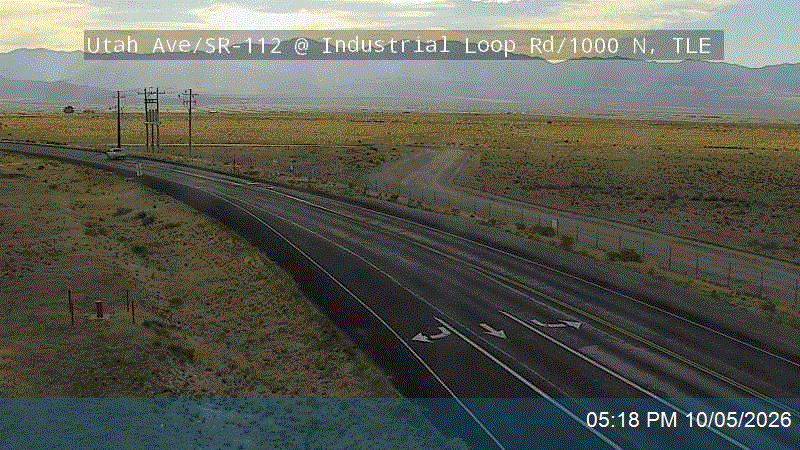 Utah Ave / SR-112 @ Industrial Loop Rd / 1000 N / SR-112, TLE