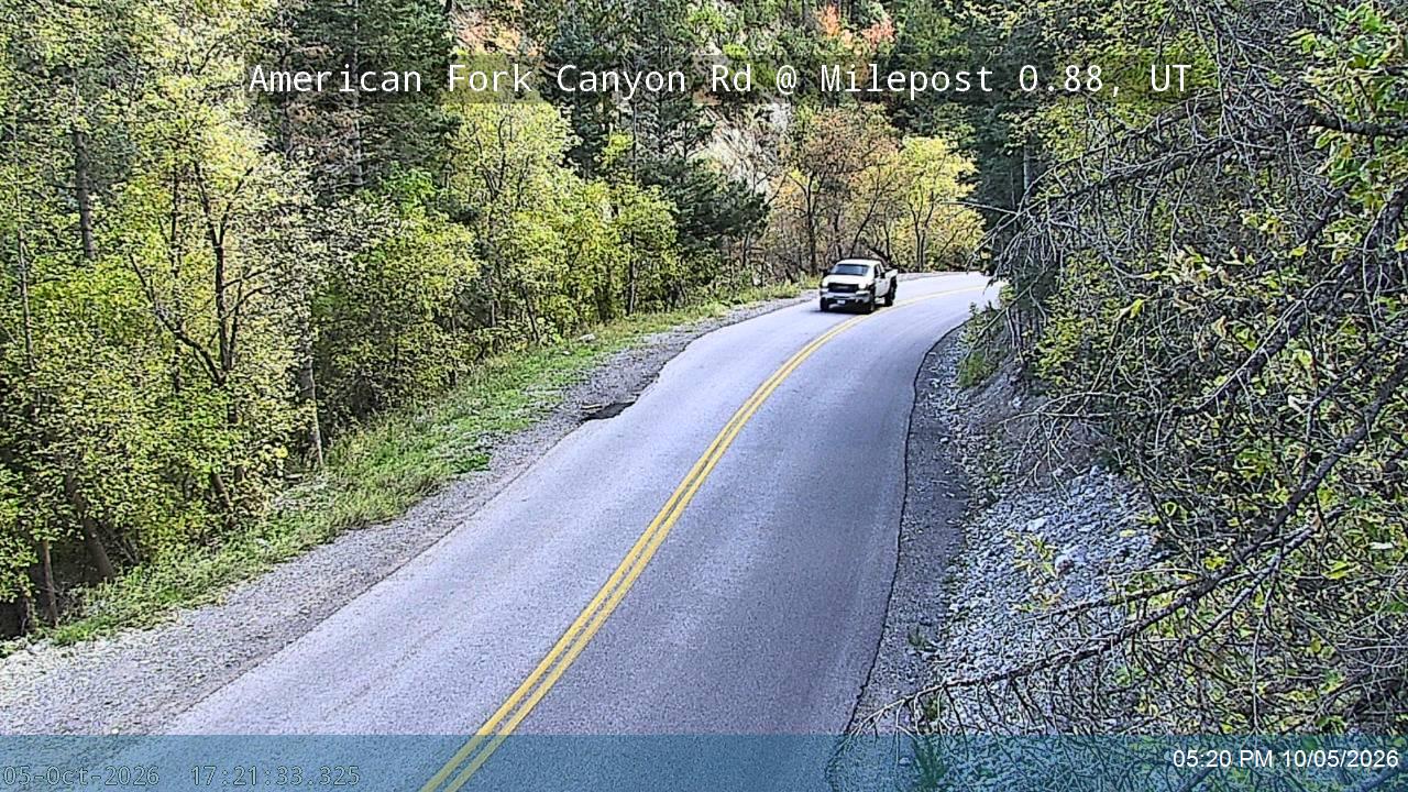 American Fork Canyon Rd / SR-144 @ Milepost 0.88, UT