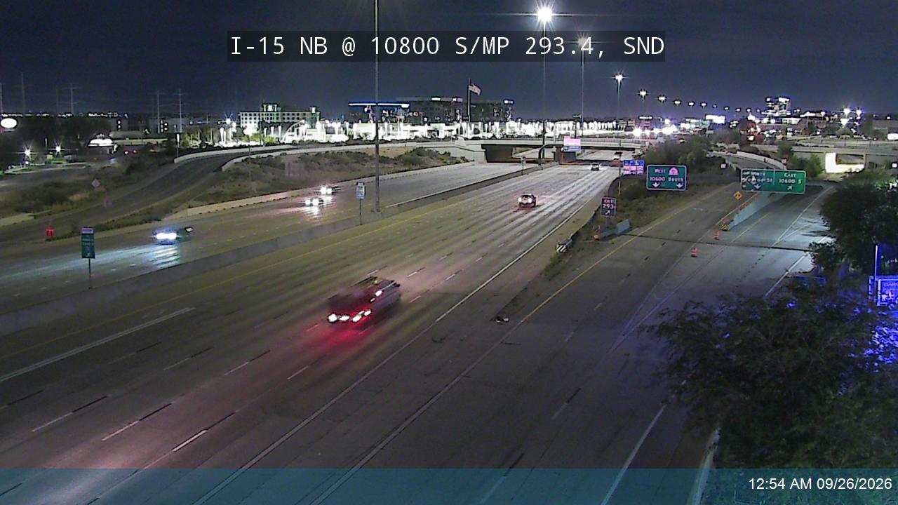I-15 NB @ 10800 S / MP 293.4, SND