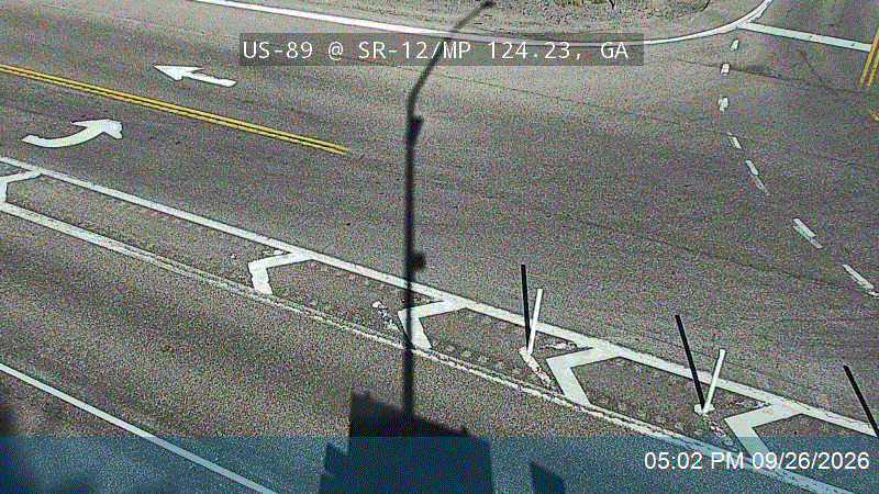 US-89 @ SR-12 / Milepost 124.23, GA