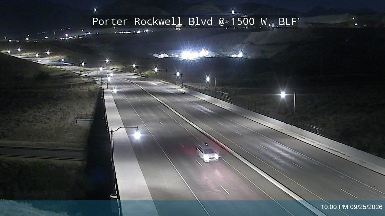 Porter Rockwell Blvd / SR-131 @ 1500 W, BLF