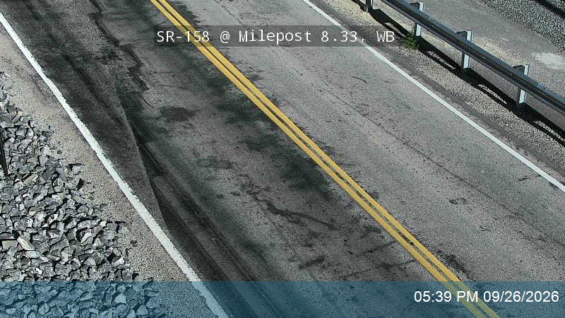 SR-158 @ Milepost 8.33, WB